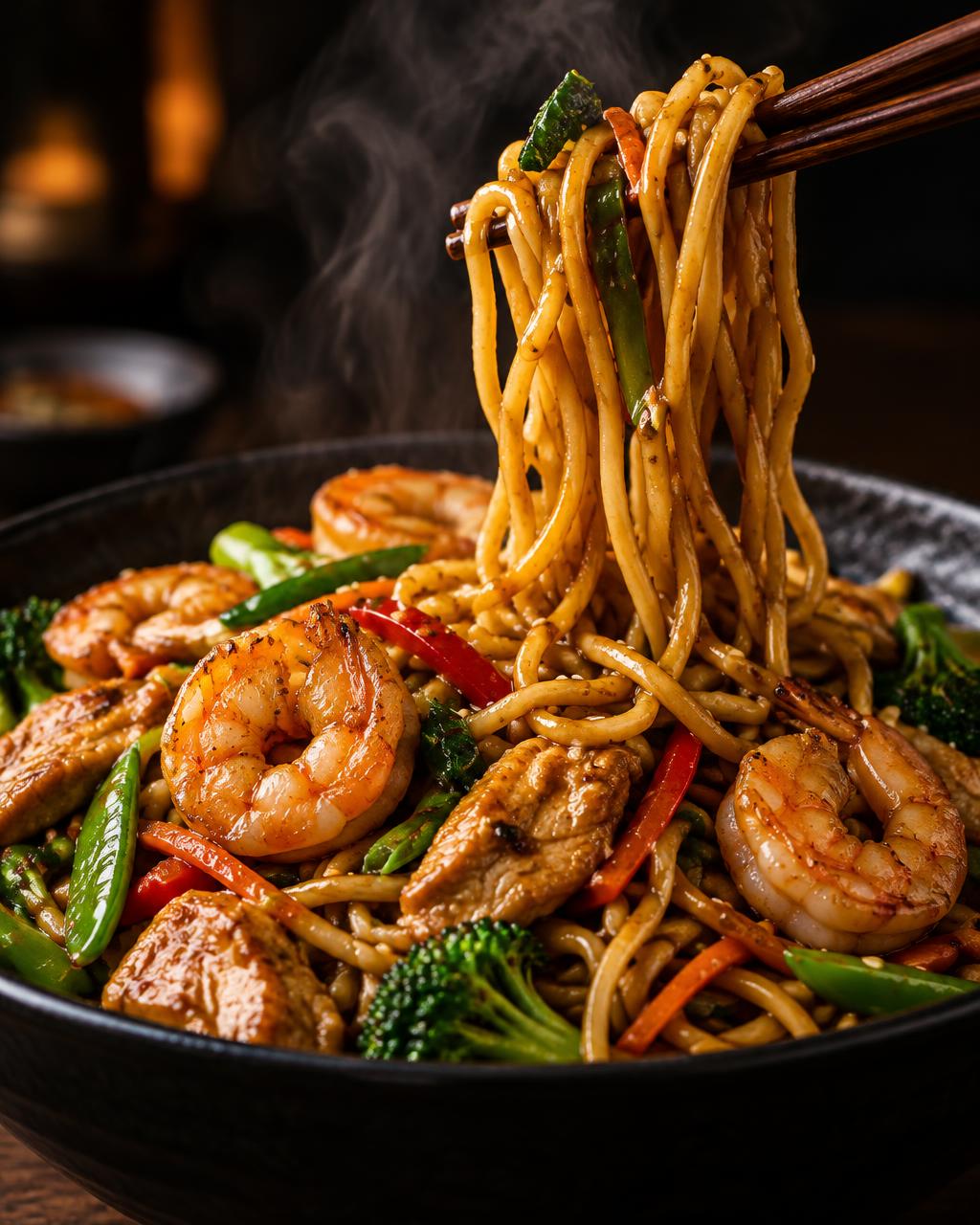 La Choi Pan Fried Lo Mein